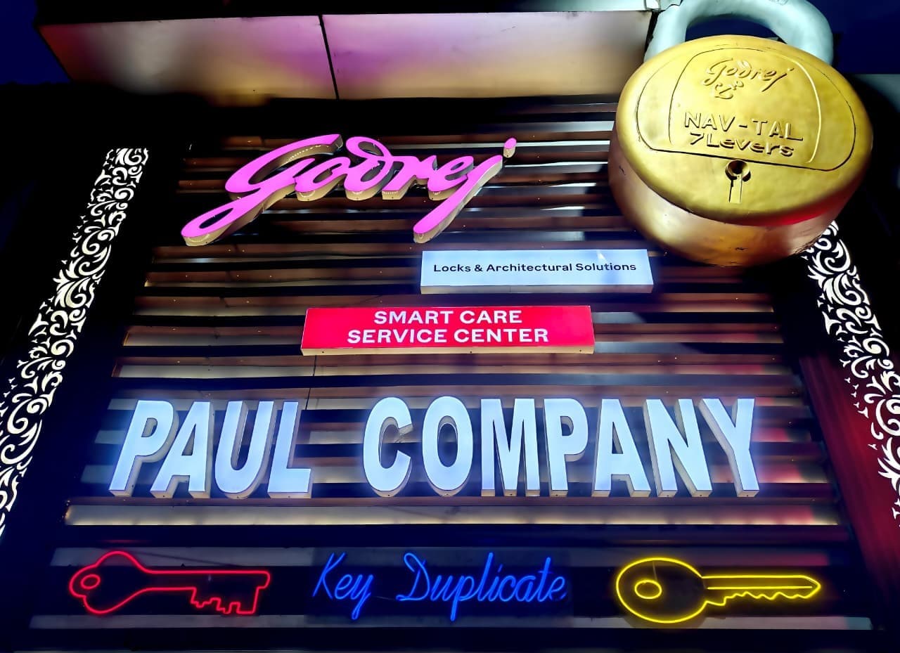 Paul Company - Godrej Authorised Dealer Shop Front in Behala